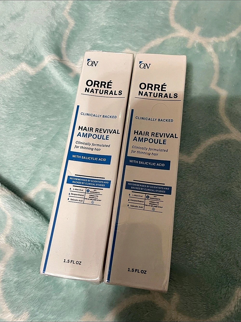 Orré Naturals Hair Revival Ampoule 2-Pack NWT